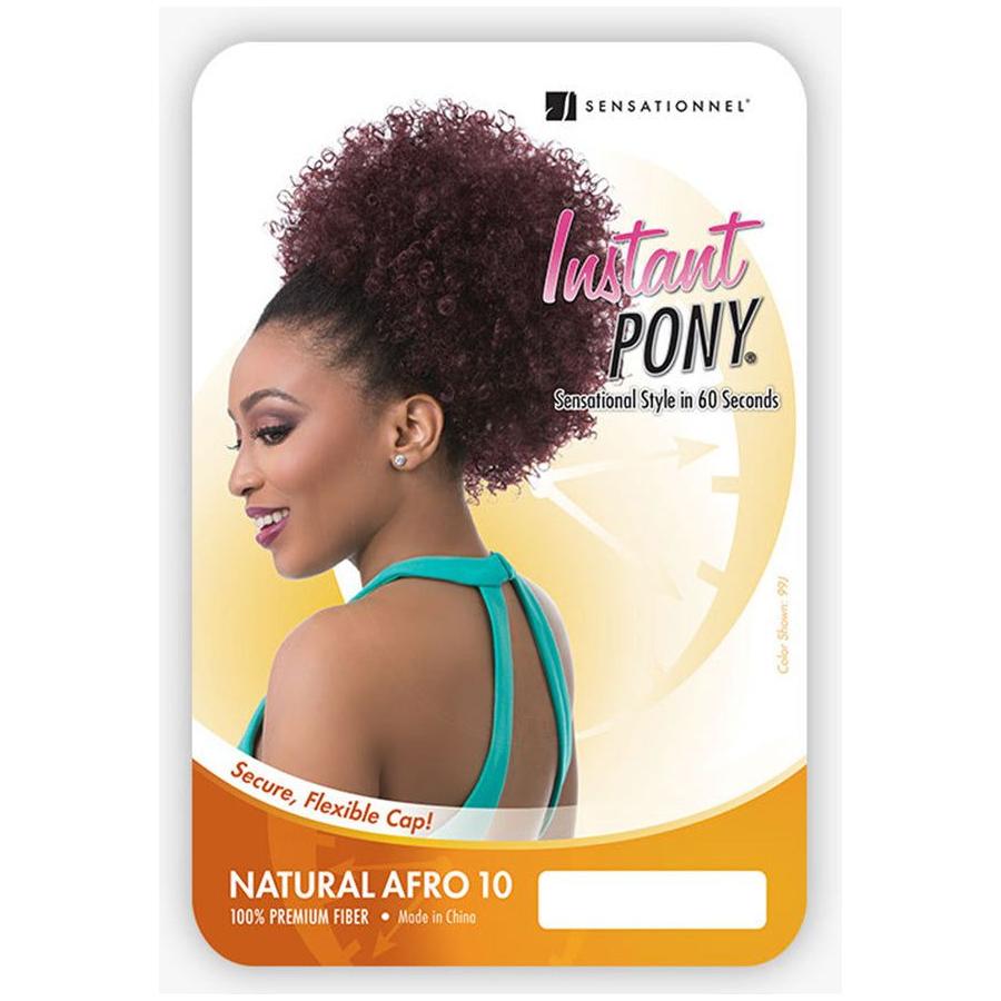 Sensationnel Instant Bangs Natural Afro 10&quot; - Synthetic Premium Hair