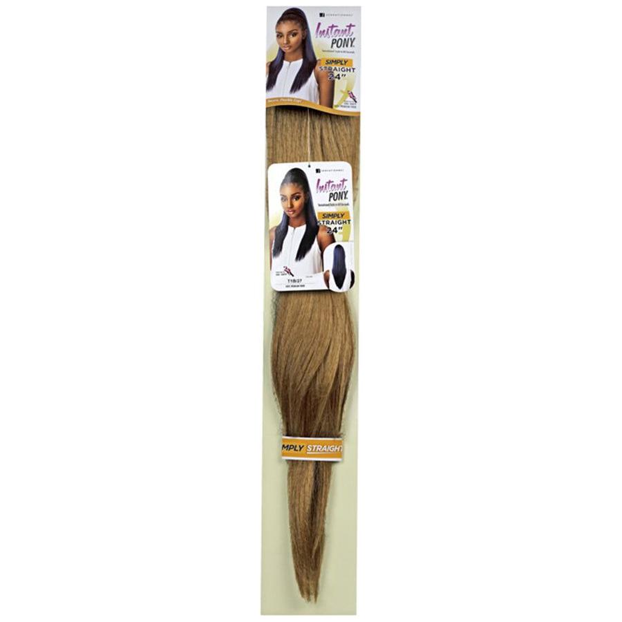 Sensationnel Instant Bangs Simply Straight 24&quot; Synthetic Hair - T1B/613