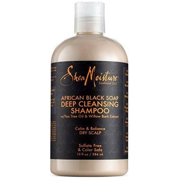 Shea Moisture African Black Soap Deep Cleansing Shampoo 384ml - Gtworld.de