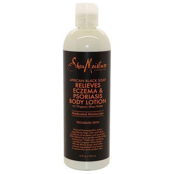 Shea Moisture African Black Soap Relieves Eczema &amp; Psoriasis Body Lotion 355ml - Gtworld.de