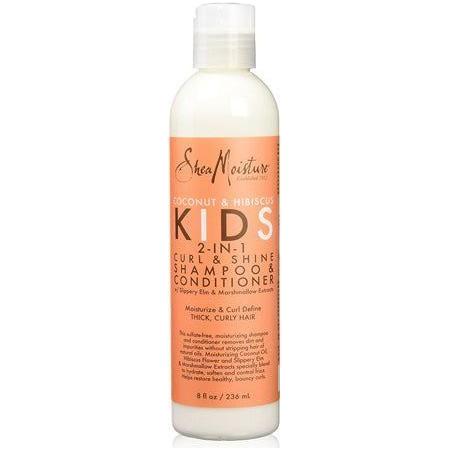 Shea Moisture Coconut &amp; Hibiscus 2 in 1 Curl &amp; Shine Shampoo &amp; Conditioner 236ml - Gtworld.de