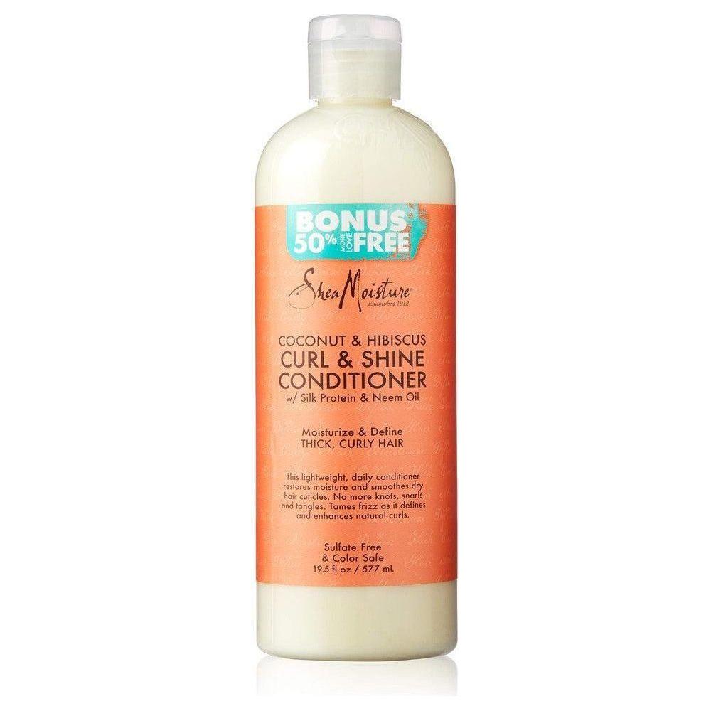 Shea Moisture Coconut &amp; Hibiscus Curl &amp; Shine Conditioner [Bonus 50% Free] 19.5 oz - Gtworld.de