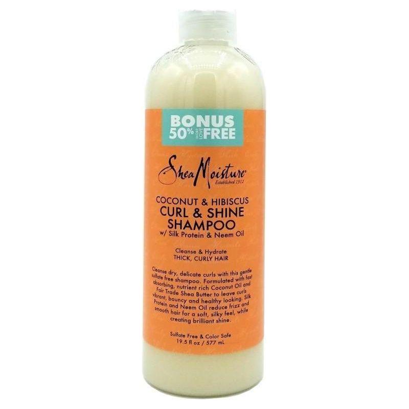 Shea Moisture Coconut &amp; Hibiscus Curl &amp; Shine Shampoo [Bonus 50% Free] 19.5 oz - gtworld.de