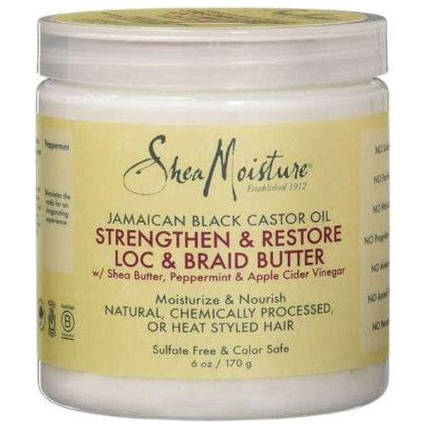 Shea Moisture Jamaican Black Castor Oil Strengthen &amp; Restore Loc &amp; Braid Butter 170g - Gtworld.de