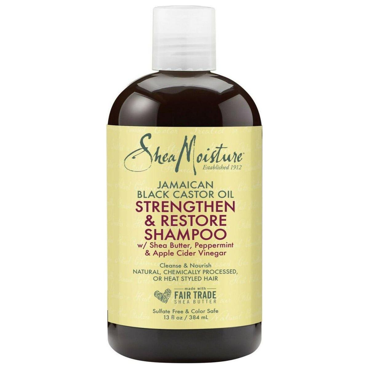 Shea Moisture Jamaican Black Castor Oil Strengthen &amp; Restore Shampoo 384ML 13OZ - Gtworld.de