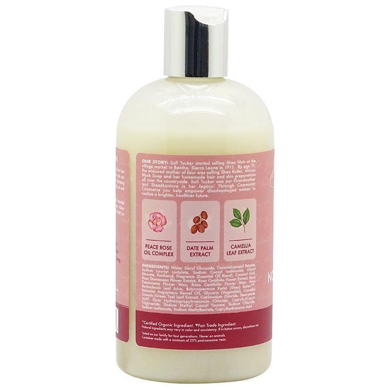 Shea Moisture Peace Rose Oil Complex Nourish &amp; Silken Shampoo 384ml - Gtworld.de