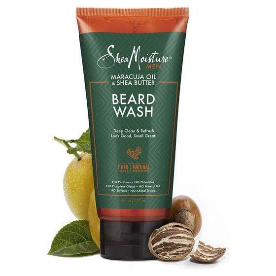 Shea Moisture Men Maracuja Oil &amp; Shea Butter Beard Wash 177ml