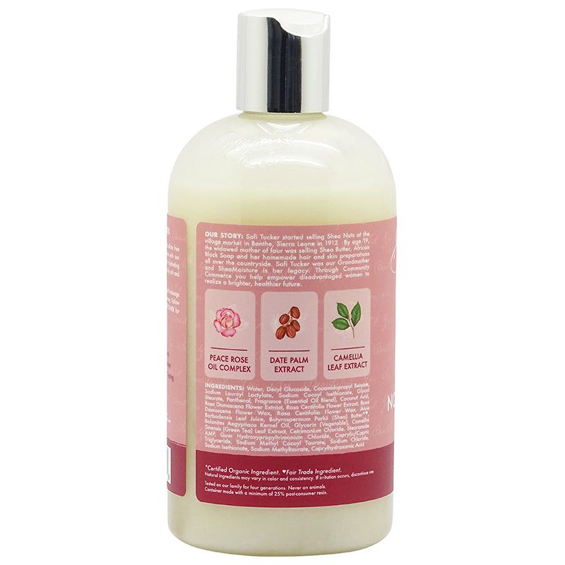 Shea Moisture Peace Rose Oil Complex Nourish &amp; Silken Shampoo 384ml