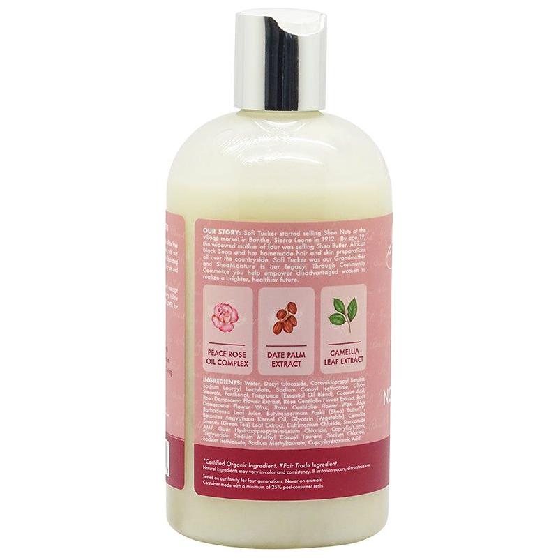 Shea Moisture Peace Rose Oil Complex Nourish &amp; Silken Shampoo 384ml