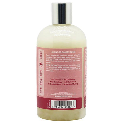 Shea Moisture Peace Rose Oil Complex Nourish &amp; Silken Shampoo 384ml