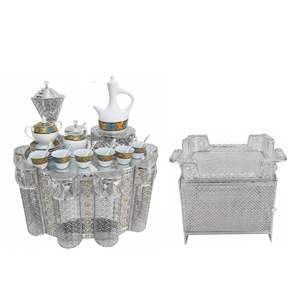 Shewhat 5pcs Rekebot Set Oval 1 (Gold &amp; Silver) - gtworld.de