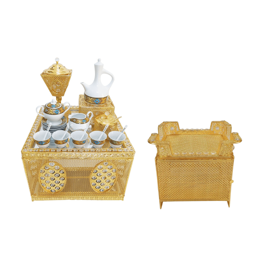 Shewhat 5pcs Rekebot Set Square 2 (Gold &amp; Silver) - gtworld.de