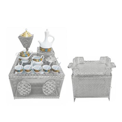 Shewhat 5pcs Rekebot Set Square 2 (Gold &amp; Silver) - gtworld.de