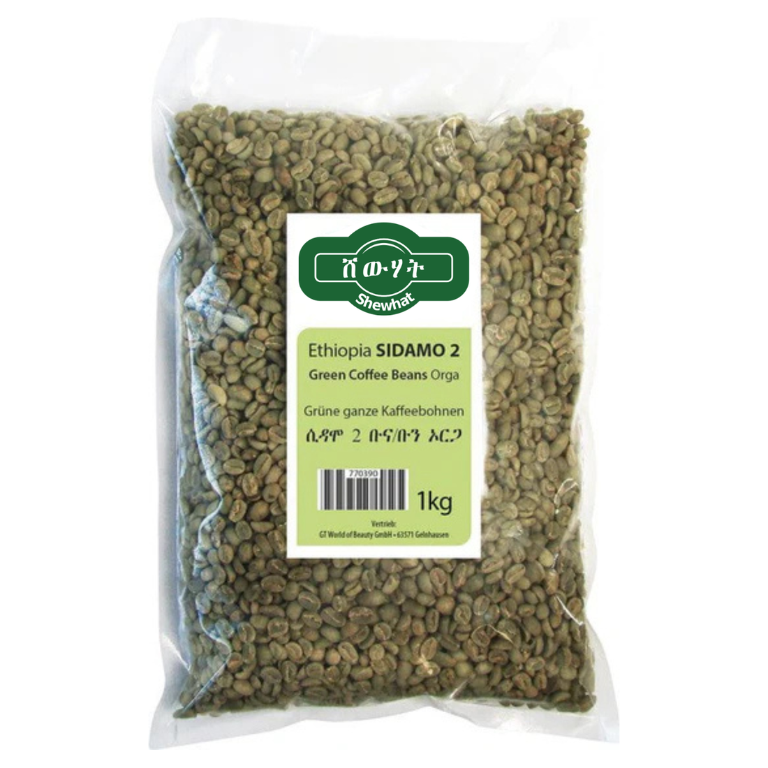 Shewhat Coffee Ethiopia ORG (Sidamo gr 2) 1kg - gtworld.de