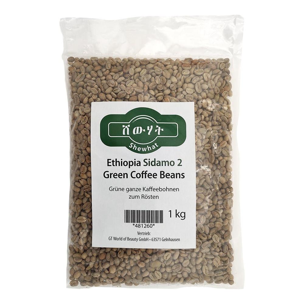 Shewhat Ethiopian Rohkaffee Bohnen 1 kg - gtworld.de