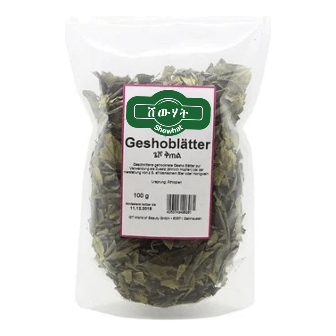 Shewhat Food Gesho Blätter 100g - gtworld.de