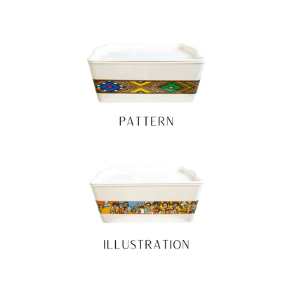 Shewhat Melamine rekebot 40x27x16cm pattern/illustration - gtworld.de