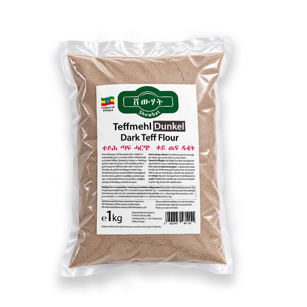 Shewhat Teffmehl Dunkel/Dark ET 1kg - gtworld.de