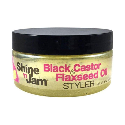 Shine - n - Jam Black Castor &amp; Flaxseed Oil Gel 236ml - gtworld.de