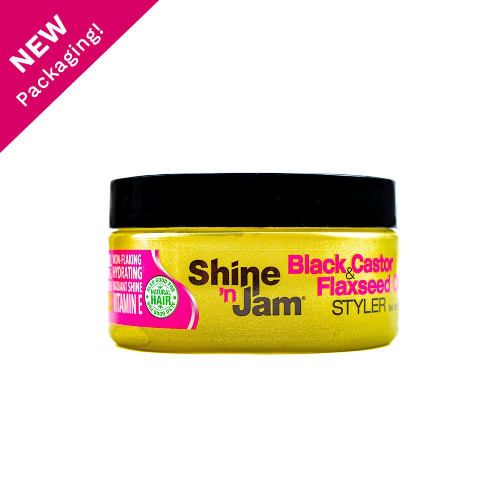 Shine-n-Jam Black Castor &amp; Flaxseed Oil Gel - gtworld.de