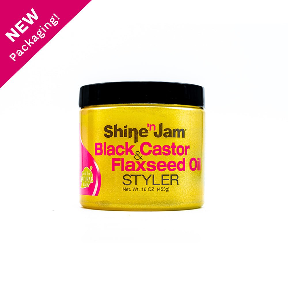 Shine-n-Jam Black Castor &amp; Flaxseed Oil Gel - gtworld.de