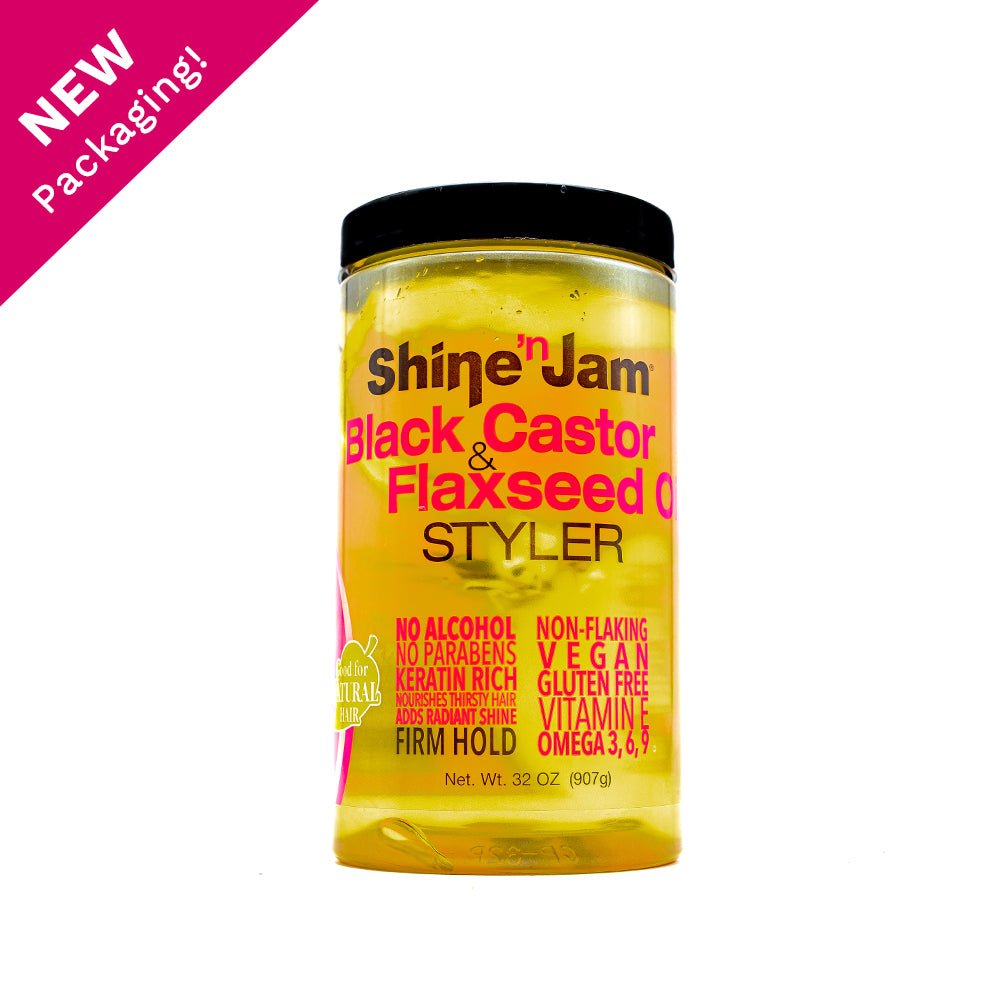 Shine-n-Jam Black Castor &amp; Flaxseed Oil Gel - gtworld.de