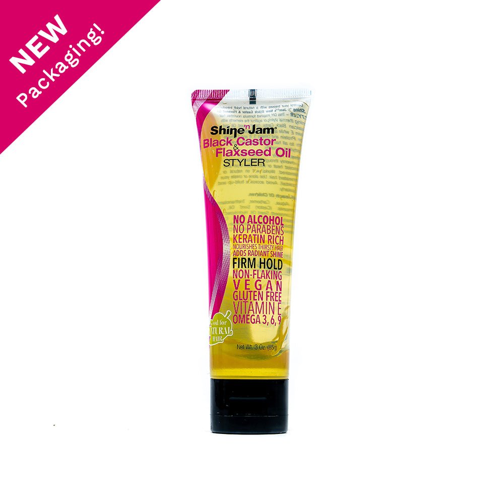 Shine-n-Jam Black Castor &amp; Flaxseed Oil Gel - gtworld.de