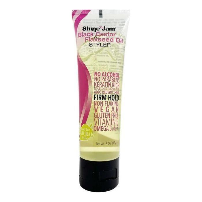 Shine - n - Jam Black Castor &amp; Flaxseed Oil Gel (Tube) 88ml - gtworld.de