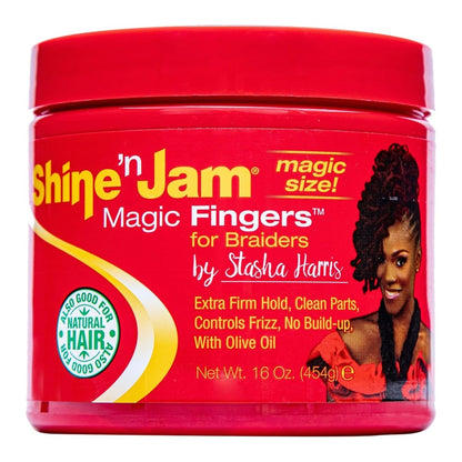 Shine - n - Jam - Magic Fingers Gel for Braids 8/16 OZ - gtworld.de