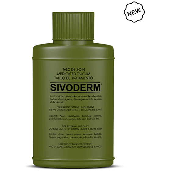 Sivoderm Medicated Talcum / Powder For Acne, Pimples &amp; Eczema 70g