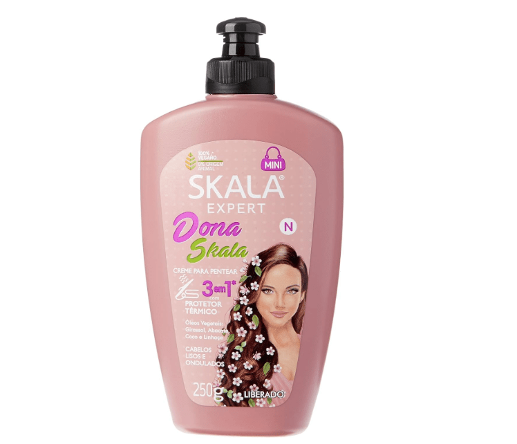 Skala Expert &quot;Dona&quot; Styling Cream 250g - 100% Vegan - With Vegetable Oils That Strengthen And Give Hair Shine - gtworld.de