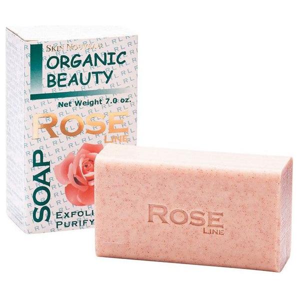 Skin Nouveau Organic Beauty Rose Line Exfoliating Purifying Soap 200g