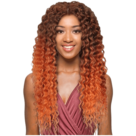 Sleek Noble Gold 100% Premium Synthetic Hair 1 Pack with Lace Closure Big Water Weave - Gtworld.de