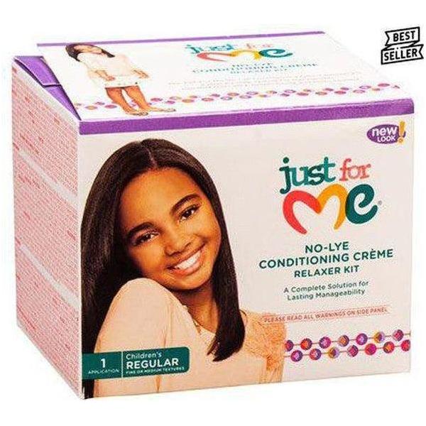 Soft and beautiful just for me! No - Lye Conditioning Creme Relaxer Kit Regular - Gtworld.de