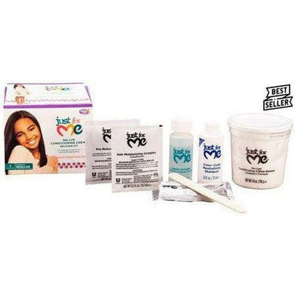 Soft and beautiful just for me! No - Lye Conditioning Creme Relaxer Kit Regular - Gtworld.de