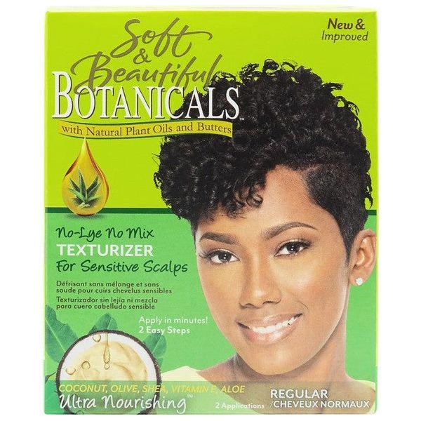 Soft and Beautiful Botanicals No-Lye No Mix Texturizer Regular 2 Applications