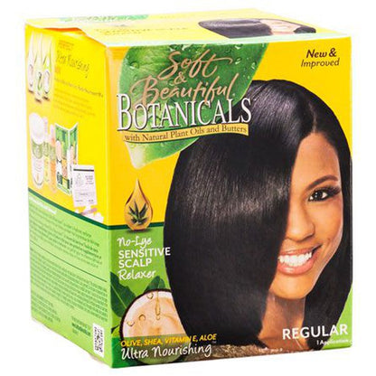 Soft and Beautiful Botanicals No-Lye Sensitive Kopfhaut-Relaxer Regular