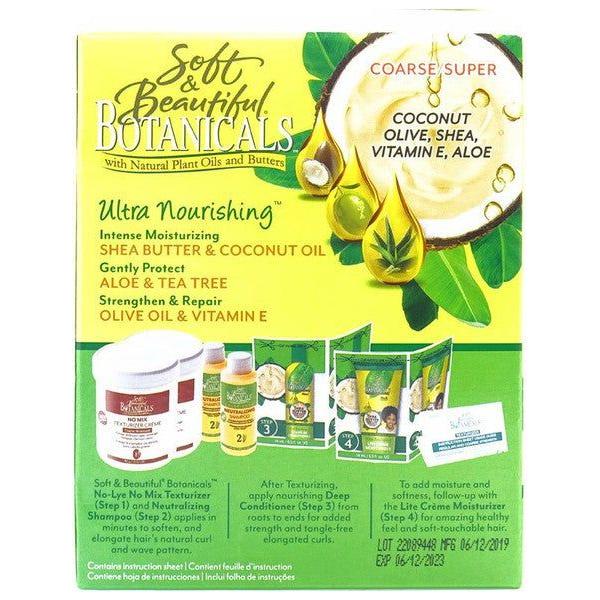 Soft and Beautiful Botanicals No Mix Texturizer Coarse, 2 Applications