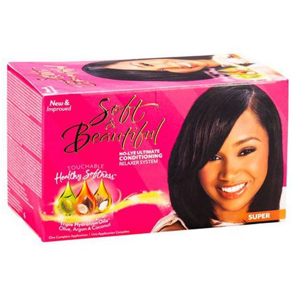 Soft and Beautiful No Lye Ultimate Conditioning Relaxer System Super