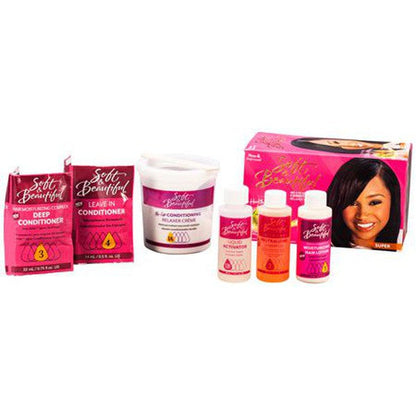 Soft and Beautiful No Lye Ultimate Conditiomig Relaxer System Super