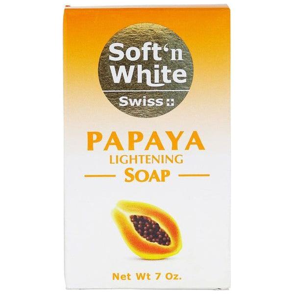 Swiss Soft n White Papaya Lightening Soap 200g