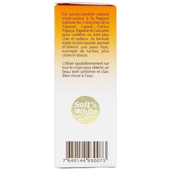 Swiss Soft n White Papaya Lightening Soap 200g