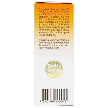 Swiss Soft n White Papaya Lightening Soap 200g