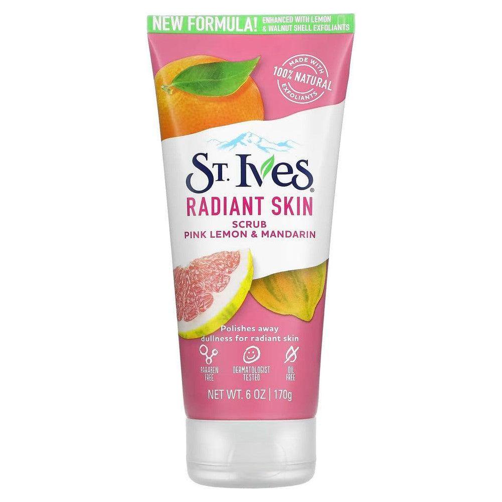 St.Ives Radiant Skin Scrub - Pink Lemon &amp; Mandarin 6 Oz