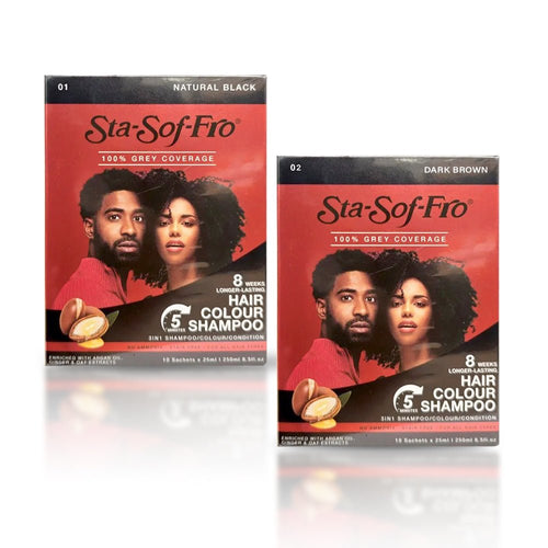 Sta Sof Fro Hair Color Shampoo 25ml x10 sachets