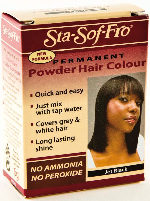 Sta - Sof - Fro Powder Hair Dye Jet Black 60063 - gtworld.de