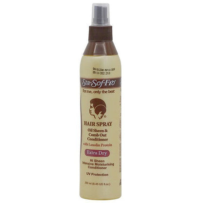 Sta-Sof-Fro Hair Spray Oil Sheen and Comb Out Conditioner with Lanolin, Protein 250ml