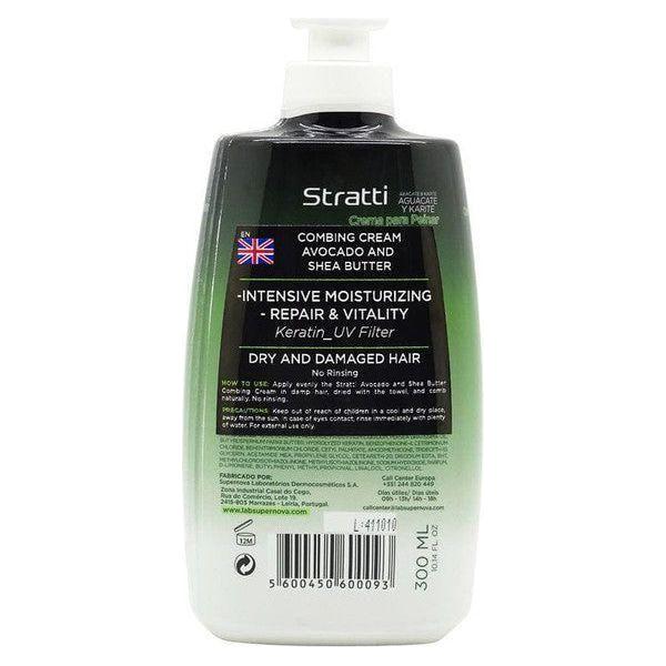 Stratti Combing Cream Avocado And Shea Butter 300Ml - Gtworld.de