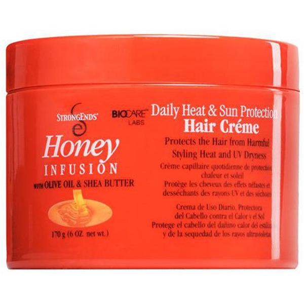 Strong Ends Honey Infusion Daily Heat &amp; Sun Protection Hair Cream 170g