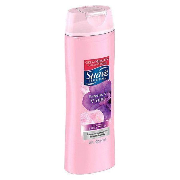 Suave Essentials Sweet Pea &amp; Violet Body Wash 443Ml - Gtworld.de